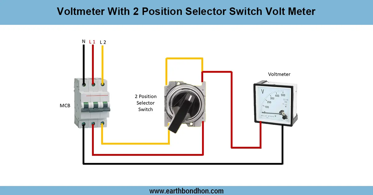 Selector Switch in Voltmeter Wiring
