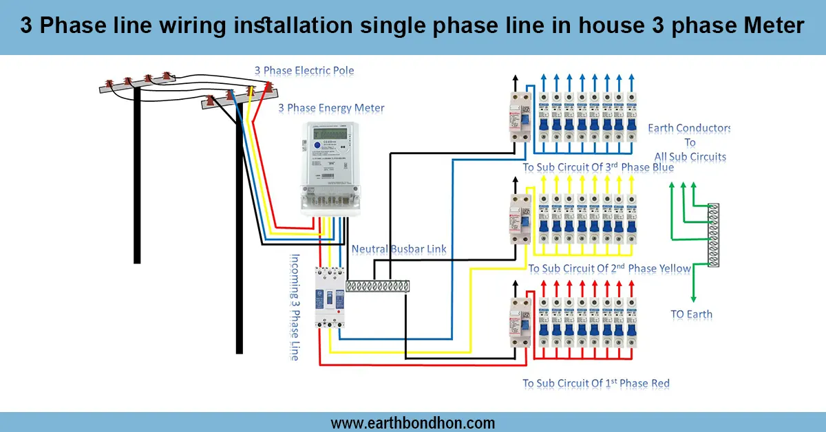 3 Phase Line to Single Phase Wiring