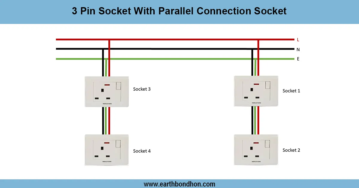 3 pin socket connection diagram