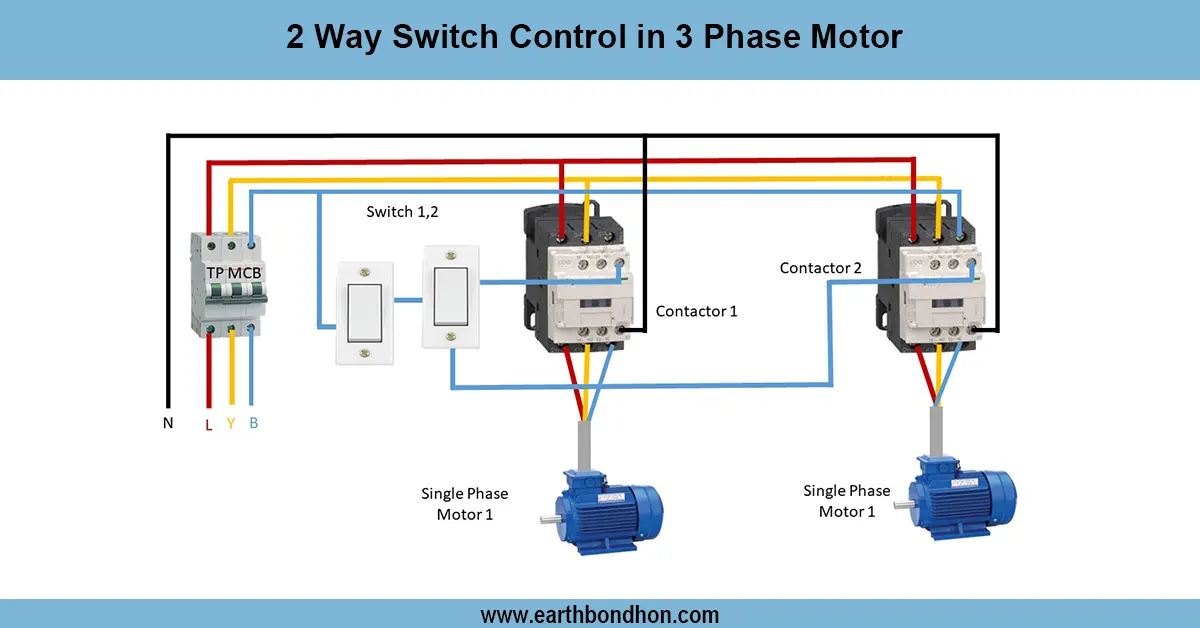 2-way Switch Control in 3-Phase Motor