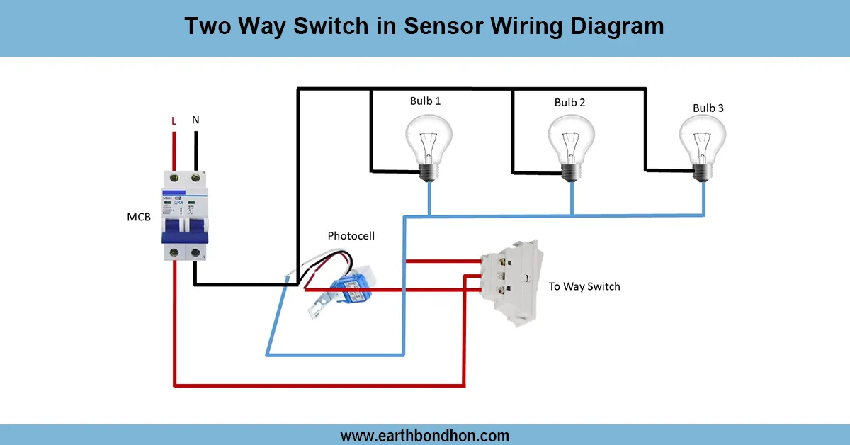 Two way light switch wiring