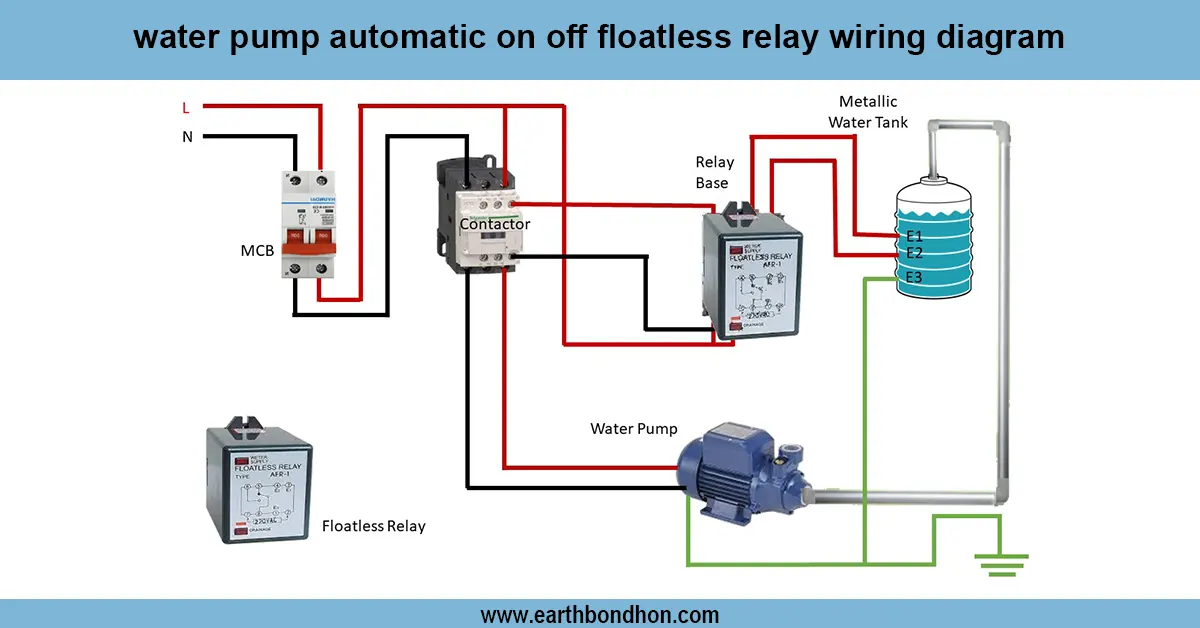 Automatic water level controller wiring