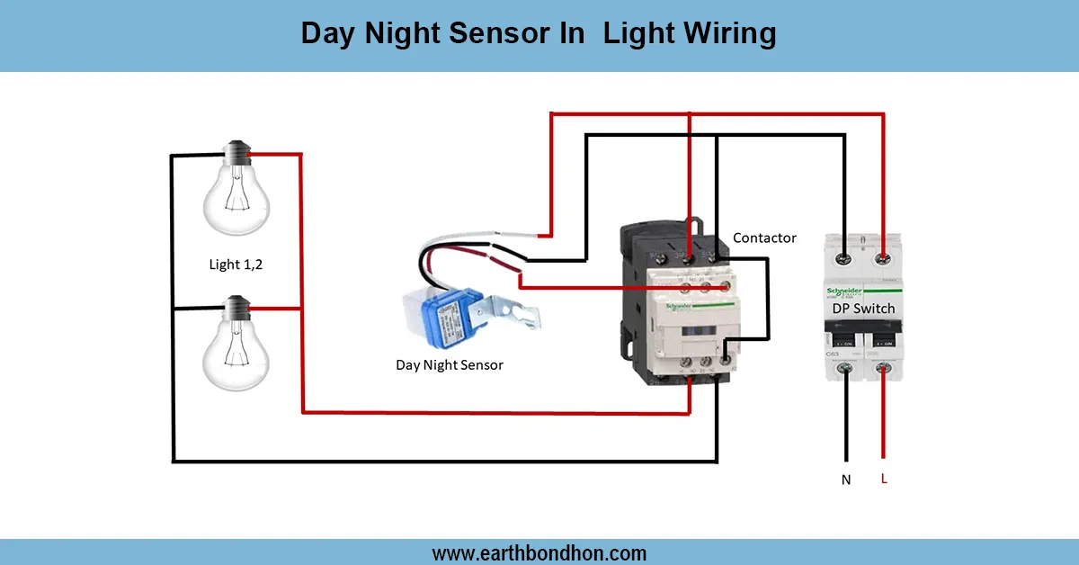 Day Night Light Sensor Switch Circuit